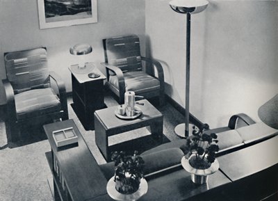 A section of the living-room by Unbekannt