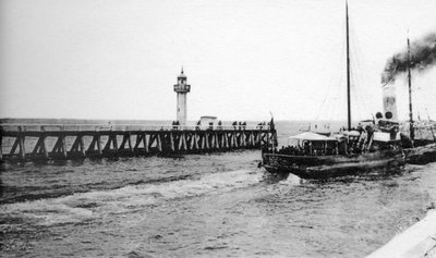 A Steamer Departing from Trouville for Le Havre, France, c. 1920s by Unbekannt