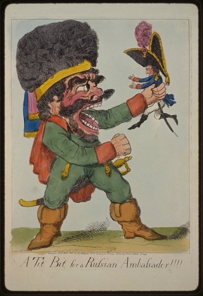 A tit bit for a Russian ambassador!!!, 1803 by Unbekannt