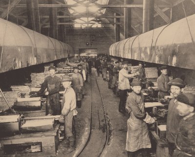 A Workshop of the Putilov Factory, c. 1914 by Unbekannt