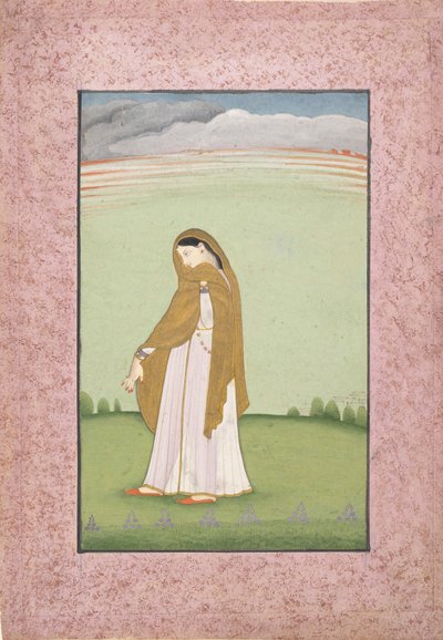 Abhisarika Nayika, a Heroine Longing for Her Lover by Unbekannt