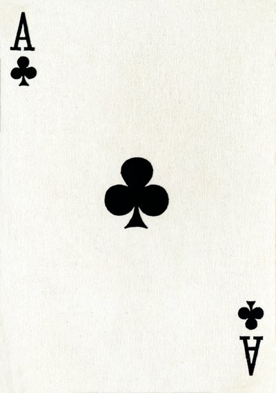 Ace of Clubs from a deck of Goodall & Son Ltd. playing cards by Unbekannt