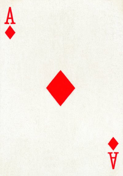 Ace of Diamonds from a deck of Goodall & Son Ltd. playing cards by Unbekannt