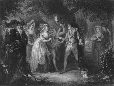 Act V Scene IV from As You Like It, c19th Century by Unbekannt
