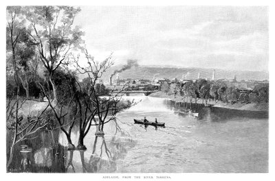 Adelaide, from the River Torrens by Unbekannt