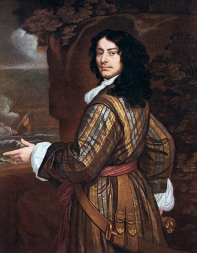 Admiral Sir John Harman, English naval officer by Unbekannt