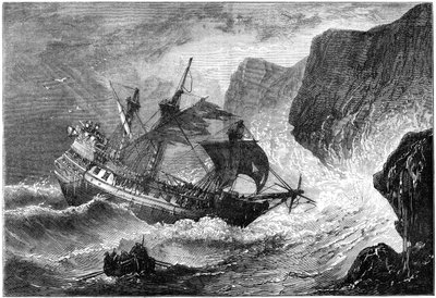 Admiral Somers Runs His Ship Ashore, Bermuda by Unbekannt