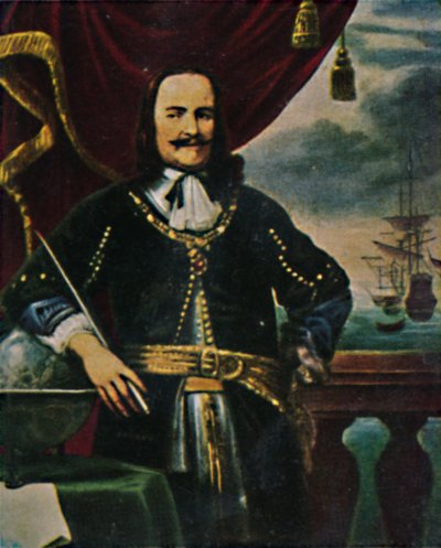 Admiral de Ruyter - Painting by F. Bol by Unbekannt