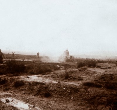 Advancing with Tanks by Unbekannt
