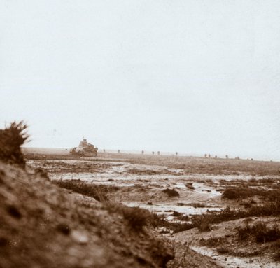 Advancing with tanks by Unbekannt