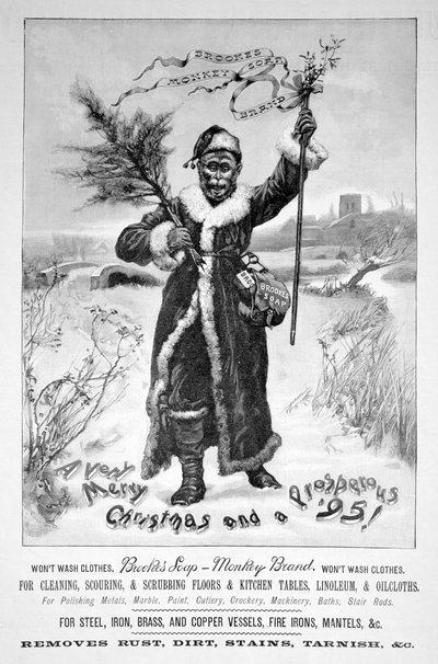 Advert for Brookes Monkey Brand soap, 1894 by Unbekannt