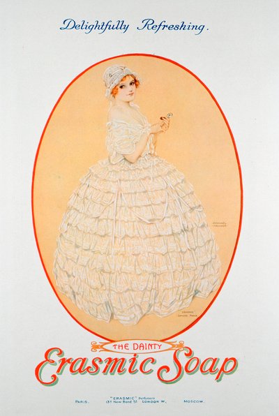 Advert for Erasmic Soap by Unbekannt
