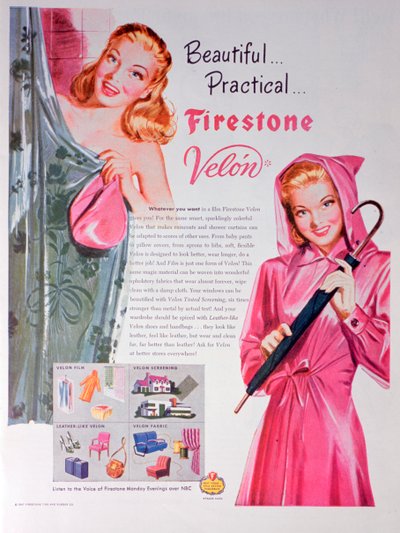 Advert for Firestone Velon by Unbekannt