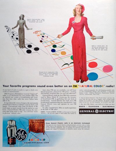 Advert for General Electric FM radios, 1944 by Unbekannt