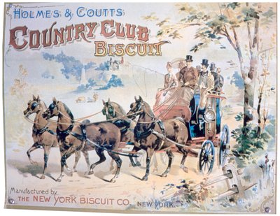 Advert for Holmes and Coutts Country Club Biscuits by Unbekannt