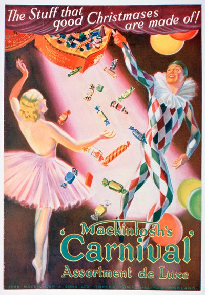 Advert for Mackintoshs Carnival Toffee Assortments by Unbekannt