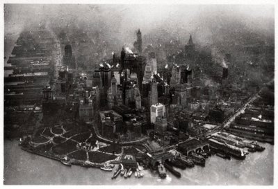 Aerial View of Manhattan, New York City, USA, from a Zeppelin by Unbekannt