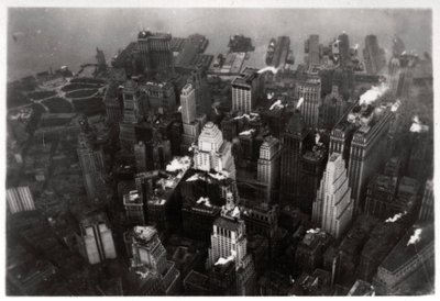 Aerial View of Manhattan, New York City, USA, from a Zeppelin by Unbekannt