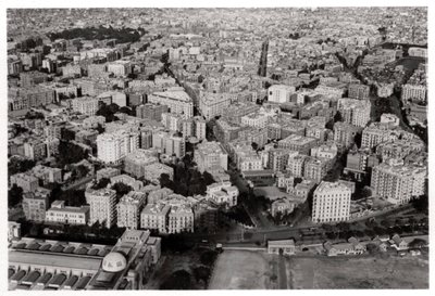 Aerial View of New Cairo, Egypt, from a Zeppelin by Unbekannt