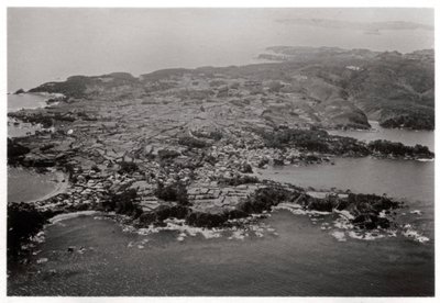 Aerial View of Oginohama, Japan, from a Zeppelin, 1929 by Unbekannt