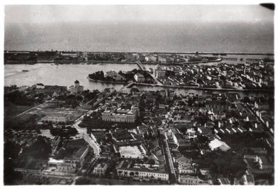 Aerial view of Recife, Brazil, from a Zeppelin, 1930-1933 by Unbekannt
