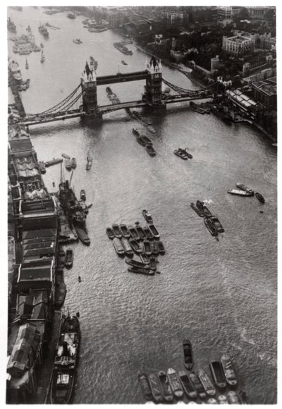 Aerial View of Tower Bridge, London, from a Zeppelin by Unbekannt
