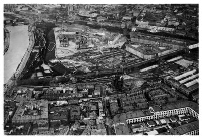 Aerial View of the Kremlin, Moscow, USSR, from a Zeppelin, 1930-1933 by Unbekannt