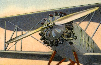 Aeron-Reed metal propeller made by the Heddernheimer Kupfer-Werk copper works by Unbekannt