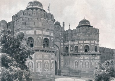 Agra. The Delhi Gate of the Fort by Unbekannt