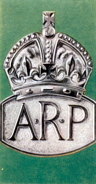 Air Raid Precautions, cigarette card, British by Unbekannt