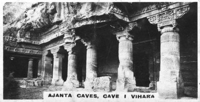 Ajanta caves, Vihara, Maharashtra, India by Unbekannt