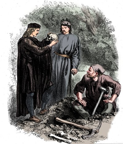 Alas, Poor Yorick! I Knew Him, Horatio, c1850 by Unbekannt