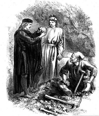 Alas, Poor Yorick! I Knew Him, Horatio, c1850 by Unbekannt
