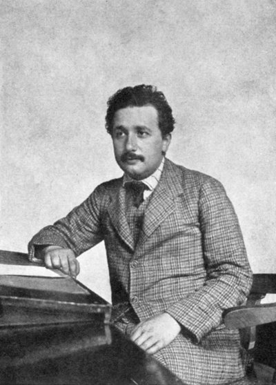 Albert Einstein, German-Swiss Mathematician and Theoretical Physicist by Unbekannt