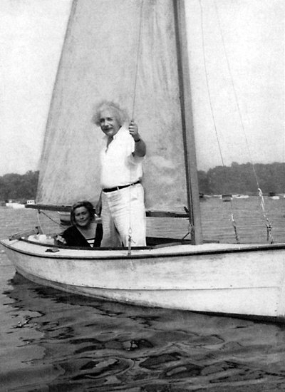 Albert Einstein, German-Swiss Mathematician and Theoretical Physicist by Unbekannt