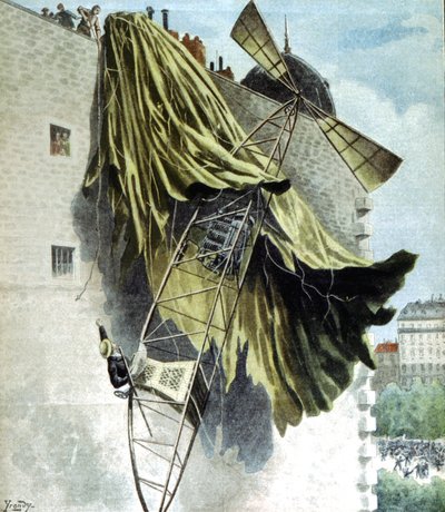 Alberto Santos-Dumont 1873-1932 Brazilian Aeronaut, Unsuccessful Attempt at the Deutsch Prize by Unbekannt