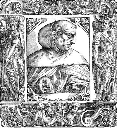 Albertus Magnus c1200-1280 German-born Dominican Friar by Unbekannt