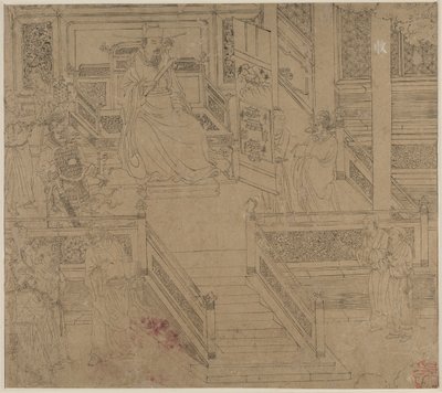Album of Daoist and Buddhist Themes: Kings of Hells: Leaf 29 by Unbekannt