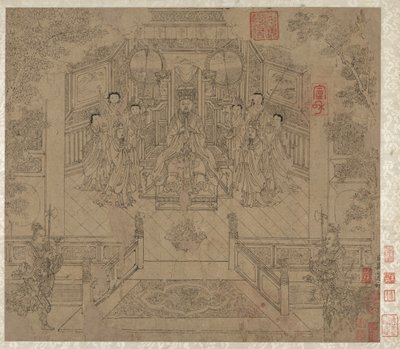 Album of Daoist and Buddhist Themes: Procession of Daoist Deities by Unbekannt