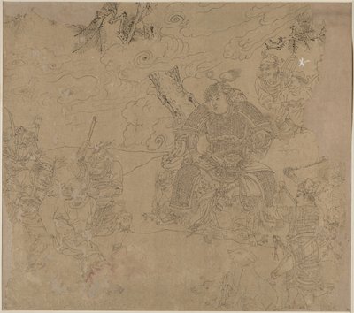 Album of Daoist and Buddhist Themes: Search the Mountain: Leaf 41 by Unbekannt