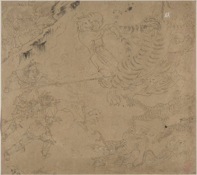 Album of Daoist and Buddhist Themes: Search the Mountain: Leaf 44, 1200s by Unbekannt