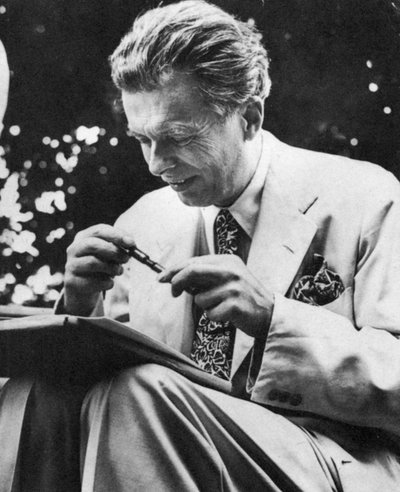 Aldous Leonard Huxley, English essayist and novelist by Unbekannt