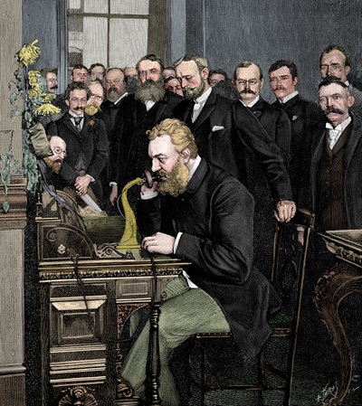 Alexander Graham Bell 1847-1922, Scottish-born American Inventor by Unbekannt