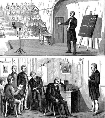 Alexander Graham Bell, 1877 by Unbekannt