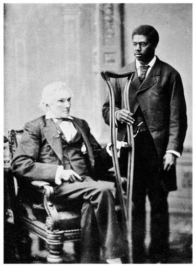 Alexander H Stephens, American politician, and a servant by Unbekannt