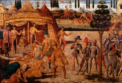 Alexander the Great visits Darius, 4th century BC, 15th century by Unbekannt