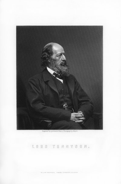 Alfred Tennyson, 1st Baron Tennyson, Poet Laureate of the United Kingdom by Unbekannt