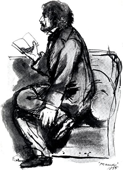 Alfred Tennyson, 1st Baron Tennyson, English poet by Unbekannt