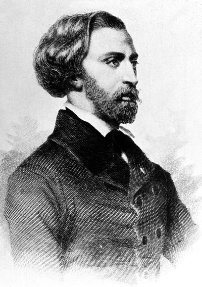 Alfred de Musset (1810-1857) French poet and writer by Unbekannt