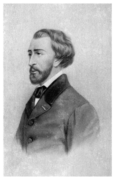 Alfred de Musset, French Romantic playwright, poet and painter by Unbekannt